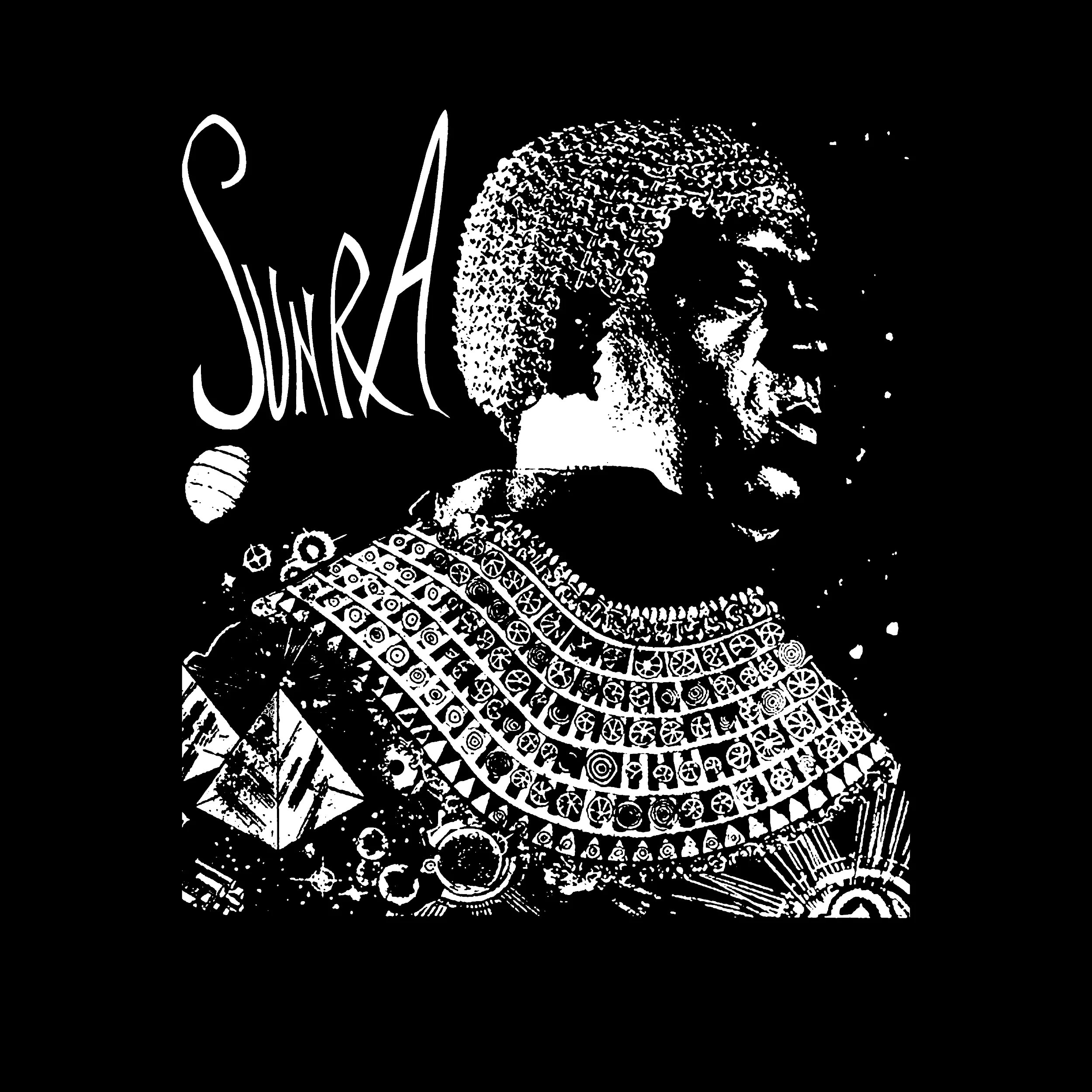 Sun Ra Space Portrait Slim Fit Tee