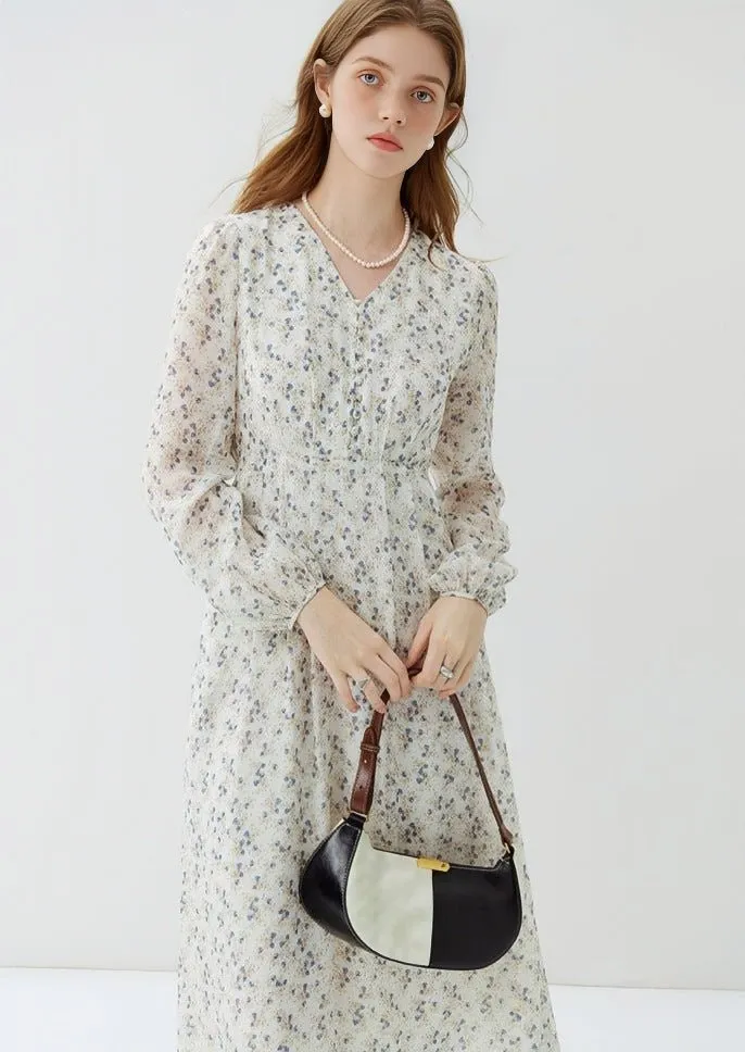 TEA BREAK FRENCH FLORAL DRESS
