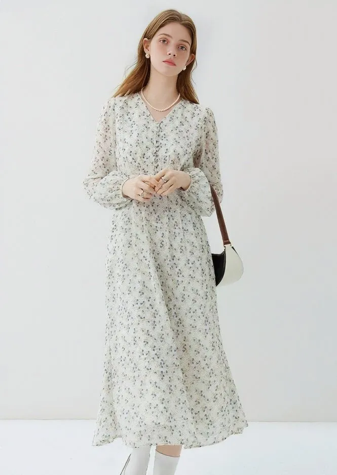 TEA BREAK FRENCH FLORAL DRESS