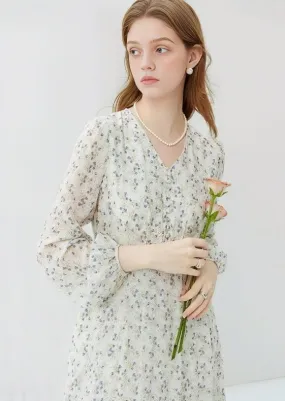 TEA BREAK FRENCH FLORAL DRESS
