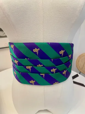 Vintage preppy gal feminine cummerbund.... so sassy