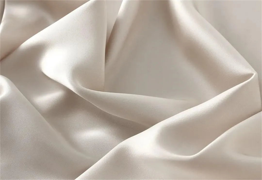 Women Elegant Satin Fishtail Skirt Summer Vintage Solid Ankle-Length Maxi Skirts