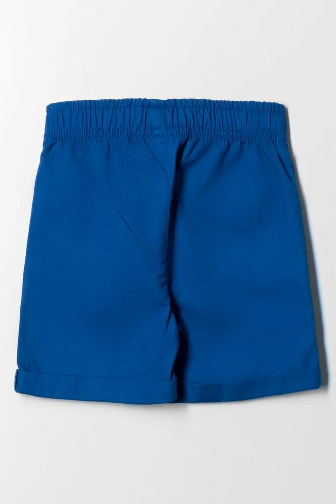 Woven Short Blue