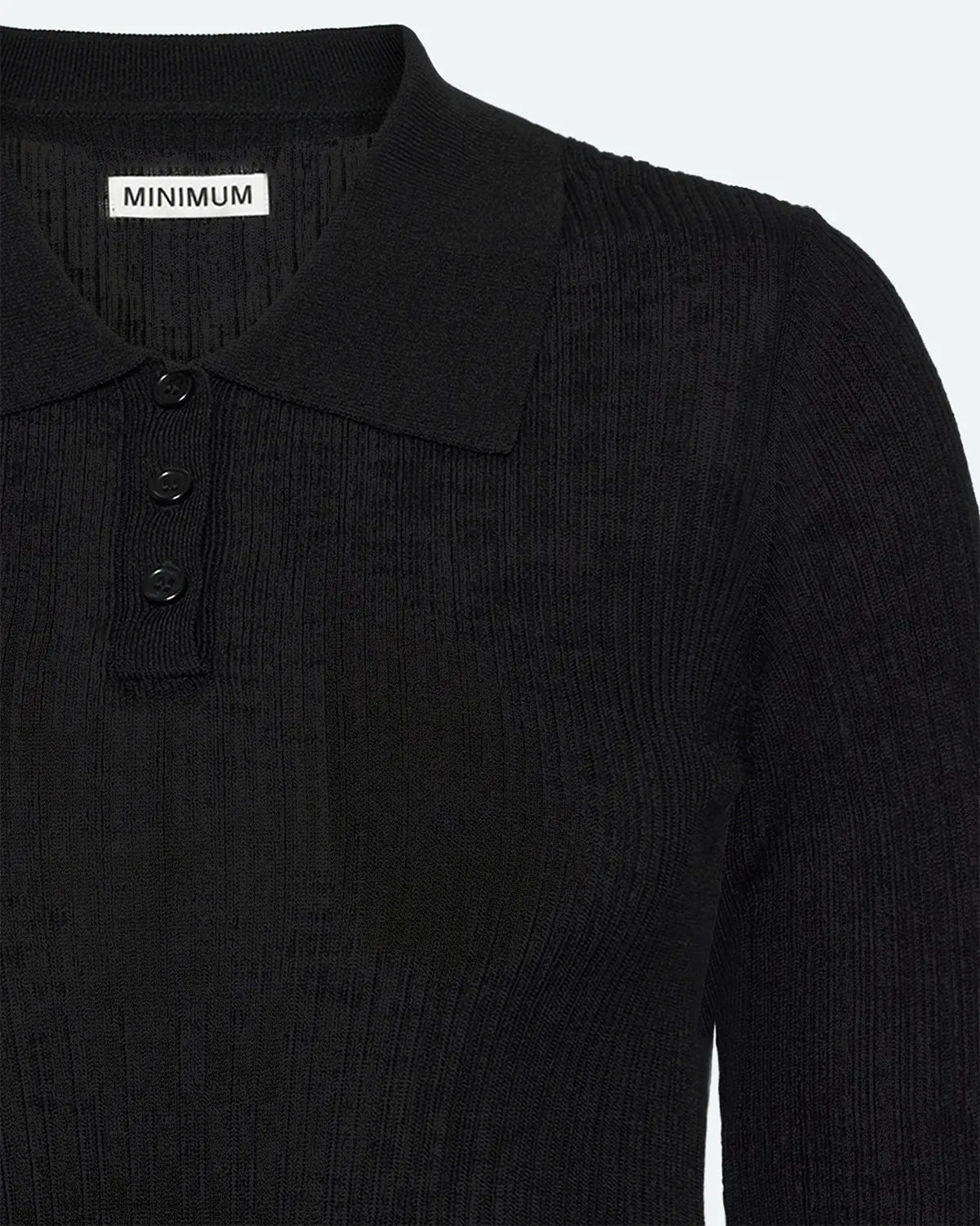 Zoe short sleeved polo 4152 - Black